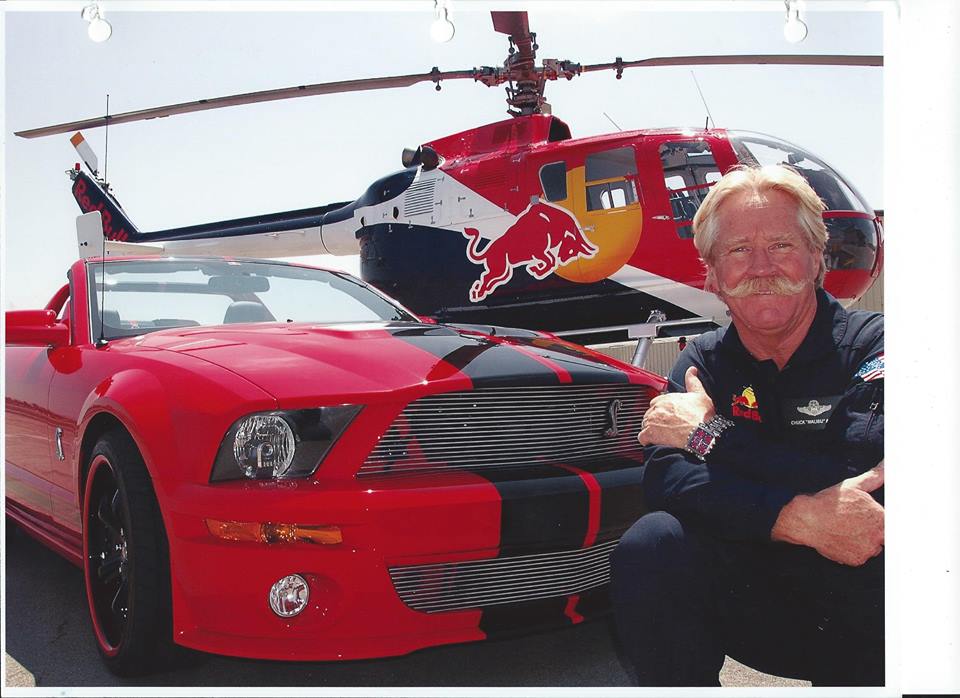 Redbull’s Helicopter Pilot, Chuck Aaron, Loves Cilajet!