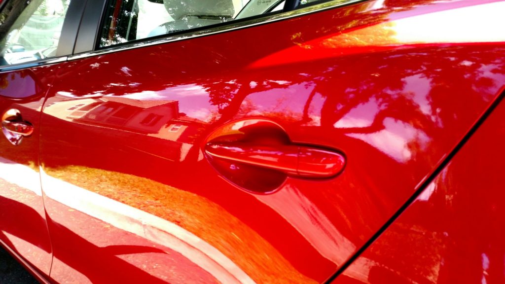 My new Candy Apple Red Mazda went from looking like a MILLION DOLLARS to a BILLION DOLLARS with Cilajet Aviation Grade paint protection sealant!! 