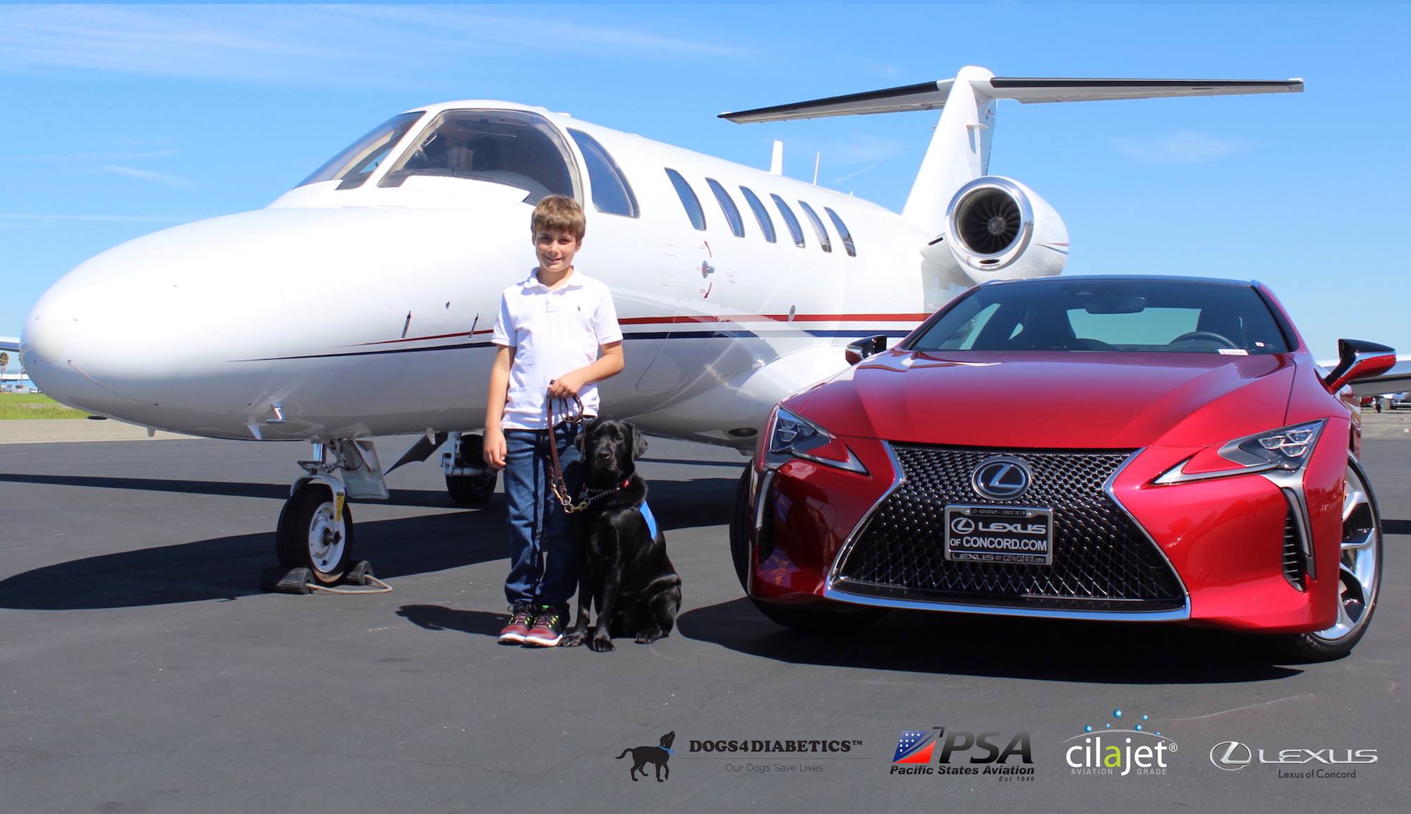 Cilajet car paint protection partners with Lexus of Concord to support Dogs4Diabetics